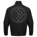 Pittsburgh Steelers Pro Standard Black Paint The City Twill Full-Zip Jacket
