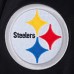 Pittsburgh Steelers Pro Standard Black Paint The City Twill Full-Zip Jacket