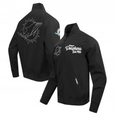 Толстовка на молнии Miami Dolphins Pro Standard Black Paint The City Twill
