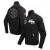 San Francisco 49ers Pro Standard Black Paint The City Twill Full-Zip Jacket