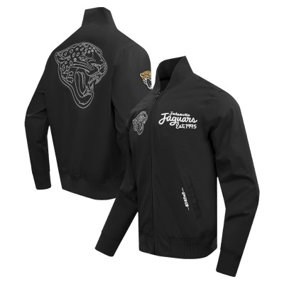 Jacksonville Jaguars Pro Standard Black Paint The City Twill Full-Zip Jacket