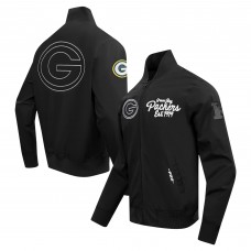 Толстовка на молнии Green Bay Packers Pro Standard Black Paint The City Twill