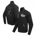 Las Vegas Raiders Pro Standard Black Paint The City Twill Full-Zip Jacket