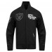 Las Vegas Raiders Pro Standard Black Paint The City Twill Full-Zip Jacket