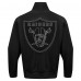 Las Vegas Raiders Pro Standard Black Paint The City Twill Full-Zip Jacket