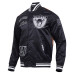Las Vegas Raiders Pro Standard Black Sublimated Satin Full-Snap Jacket