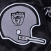 Las Vegas Raiders Pro Standard Black Sublimated Satin Full-Snap Jacket