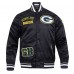 Куртка на кнопках Green Bay Packers Pro Standard Black Sublimated Satin
