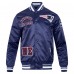 New England Patriots Pro Standard Navy Sublimated Satin Full-Snap Jacket