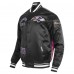 Куртка на кнопках Baltimore Ravens Pro Standard Black Sublimated Satin