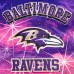 Куртка на кнопках Baltimore Ravens Pro Standard Black Sublimated Satin
