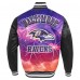 Куртка на кнопках Baltimore Ravens Pro Standard Black Sublimated Satin