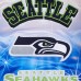 Seattle Seahawks Pro Standard College Navy Sublimated Satin Full-Snap Jacket