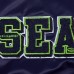 Seattle Seahawks Pro Standard College Navy Sublimated Satin Full-Snap Jacket