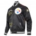Куртка на кнопках Pittsburgh Steelers Pro Standard Sublimated Satin - Black