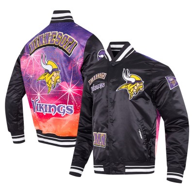 Куртка на кнопках Minnesota Vikings Pro Standard Sublimated Satin - Black