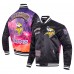 Куртка на кнопках Minnesota Vikings Pro Standard Sublimated Satin - Black Куртка на кнопках Minnesota Vikings Pro Standard Sublimated Satin - Black