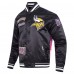Куртка на кнопках Minnesota Vikings Pro Standard Sublimated Satin - Black