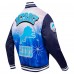 Куртка на кнопках Detroit Lions Pro Standard Sublimated Satin - Navy