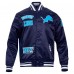 Куртка на кнопках Detroit Lions Pro Standard Sublimated Satin - Navy