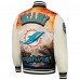 Куртка на кнопках Miami Dolphins Pro Standard Cream Sublimated Satin