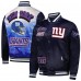 New York Giants Pro Standard Navy Sublimated Satin Full-Snap Jacket New York Giants Pro Standard Navy Sublimated Satin Full-Snap Jacket