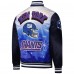 New York Giants Pro Standard Navy Sublimated Satin Full-Snap Jacket