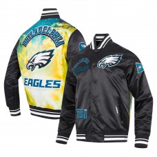 Куртка на кнопках Philadelphia Eagles Pro Standard Sublimated Satin - Black