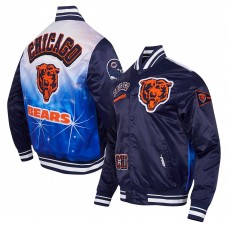 Куртка на кнопках Chicago Bears Pro Standard Navy Sublimated Satin