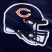 Куртка на кнопках Chicago Bears Pro Standard Navy Sublimated Satin