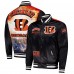 Cincinnati Bengals Pro Standard Black Sublimated Satin Full-Snap Jacket
