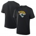 Jacksonville Jaguars Fanatics Black Field Goal Legacy T-Shirt Jacksonville Jaguars Fanatics Black Field Goal Legacy T-Shirt