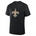 Футболка New Orleans Saints Fanatics Black Field Goal Legacy