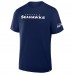 Seattle Seahawks Fanatics College Navy Option Route Legacy T-Shirt
