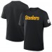Pittsburgh Steelers Fanatics Black Option Route Legacy T-Shirt Pittsburgh Steelers Fanatics Black Option Route Legacy T-Shirt