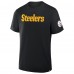 Pittsburgh Steelers Fanatics Black Option Route Legacy T-Shirt