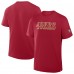 San Francisco 49ers Fanatics Scarlet Option Route Legacy T-Shirt
