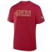 San Francisco 49ers Fanatics Scarlet Option Route Legacy T-Shirt