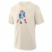 New England Patriots Fanatics Cream Slub T-Shirt