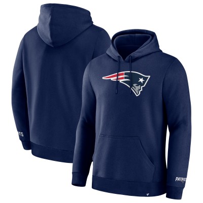 New England Patriots Fanatics Navy Pylon Cam Legacy Pullover Hoodie