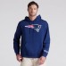 New England Patriots Fanatics Navy Pylon Cam Legacy Pullover Hoodie