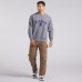 New York Giants Fanatics Heather Gray Loop Terry Pullover Sweatshirt
