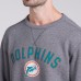 Кофта Miami Dolphins Fanatics Heather Gray Loop Terry