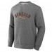 Cincinnati Bengals Fanatics Heather Gray Loop Terry Pullover Sweatshirt