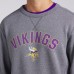 Свитшот Minnesota Vikings Loop Terry - Heather Gray