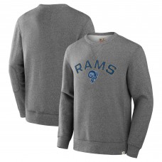 Los Angeles Rams Fanatics Loop Terry Pullover Sweatshirt - Heather Gray