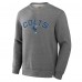 Indianapolis Colts Fanatics Heather Gray Loop Terry Pullover Sweatshirt