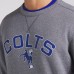 Indianapolis Colts Fanatics Heather Gray Loop Terry Pullover Sweatshirt