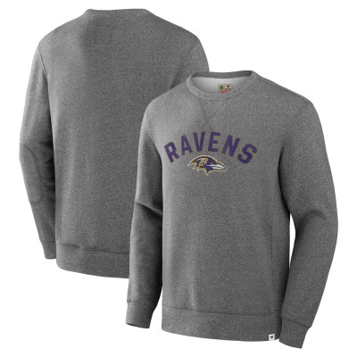 Свитшот Baltimore Ravens Loop Terry - Heather Gray