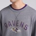 Свитшот Baltimore Ravens Loop Terry - Heather Gray